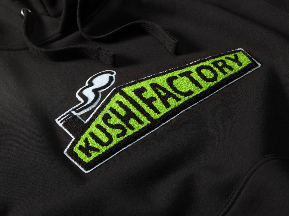 FACTORY PATCH HOODIE - BLACK CLASSIC