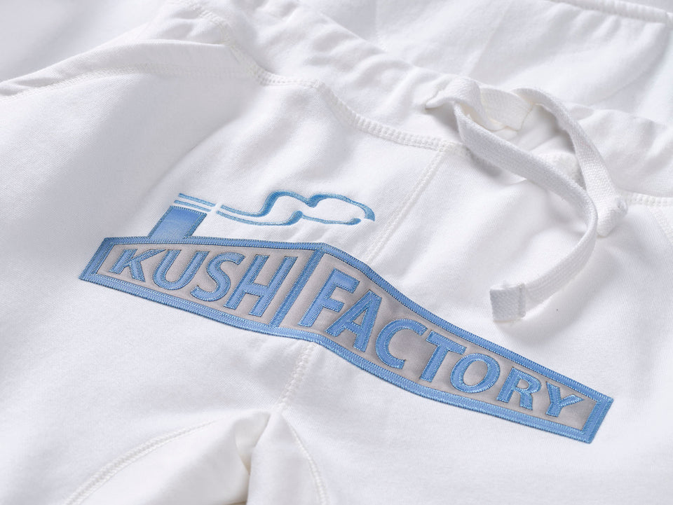 KUSH FACTORY SHORTS - BLUE N GREY